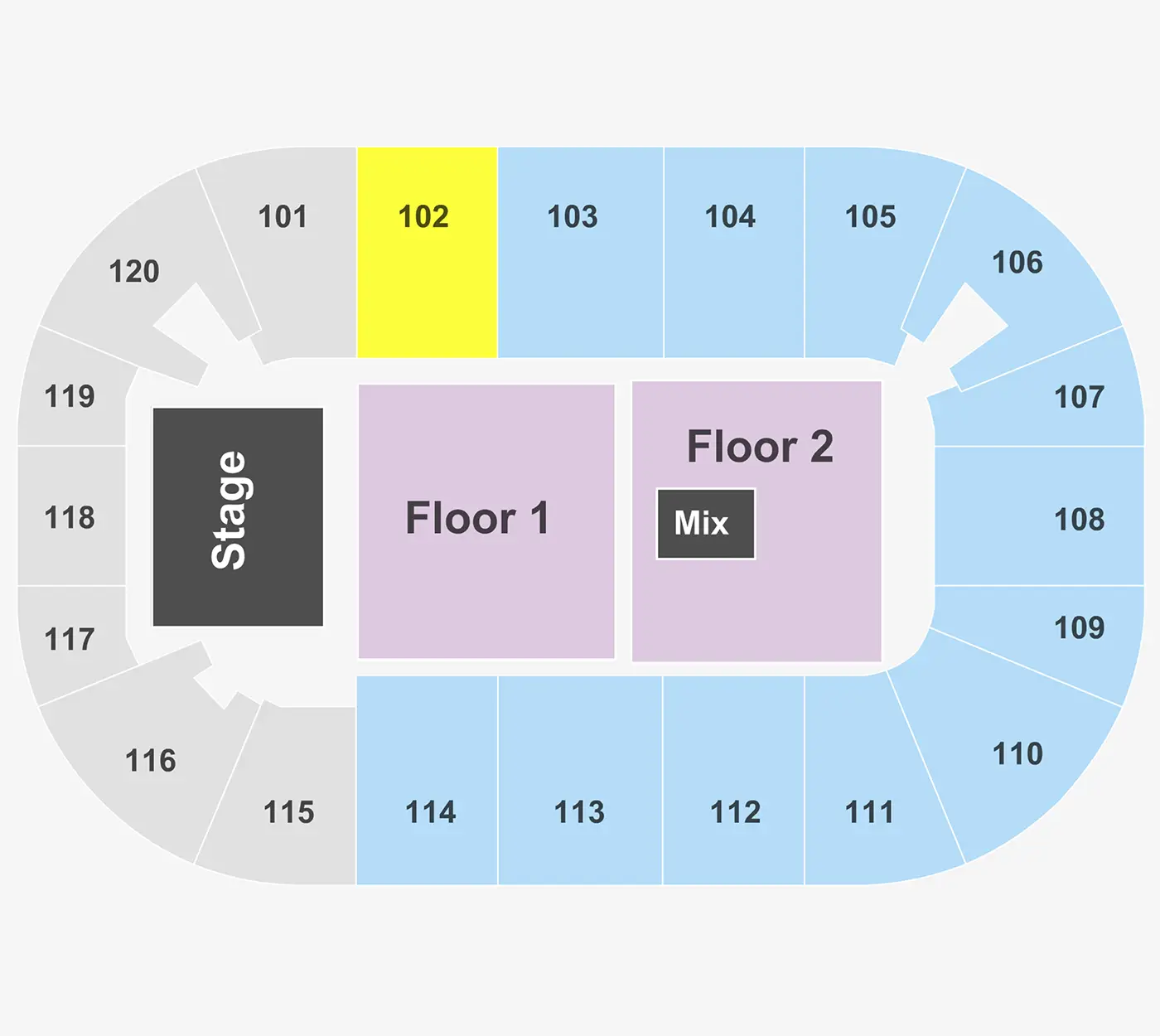 Agganis Arena Seating