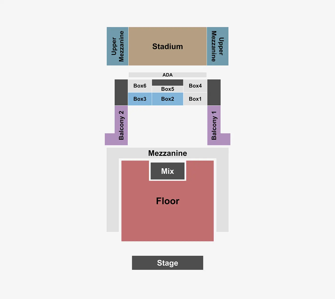 Boston House of Blues Seating